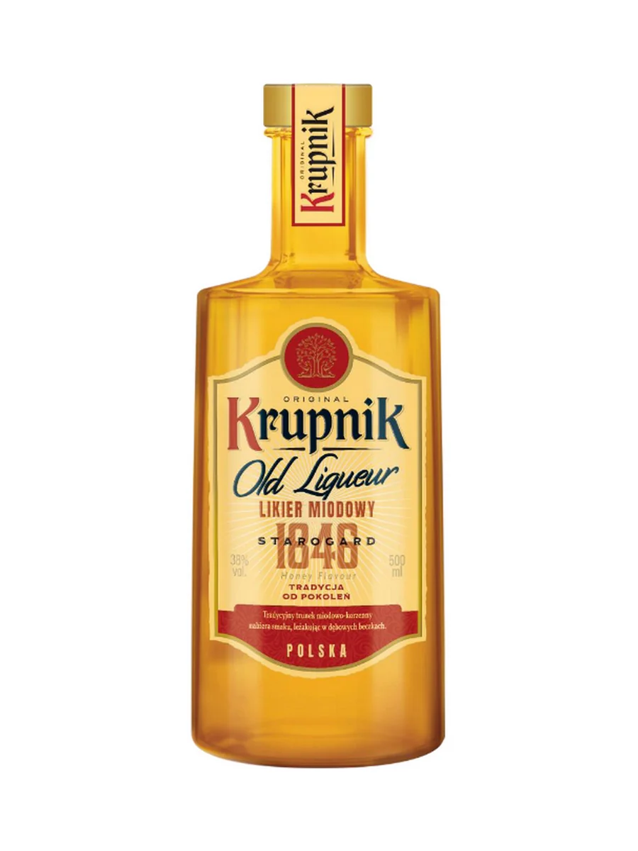 Krupnik Old Liqueur Honey Vodka (Miodowy) 50cl / 38% - Image 2