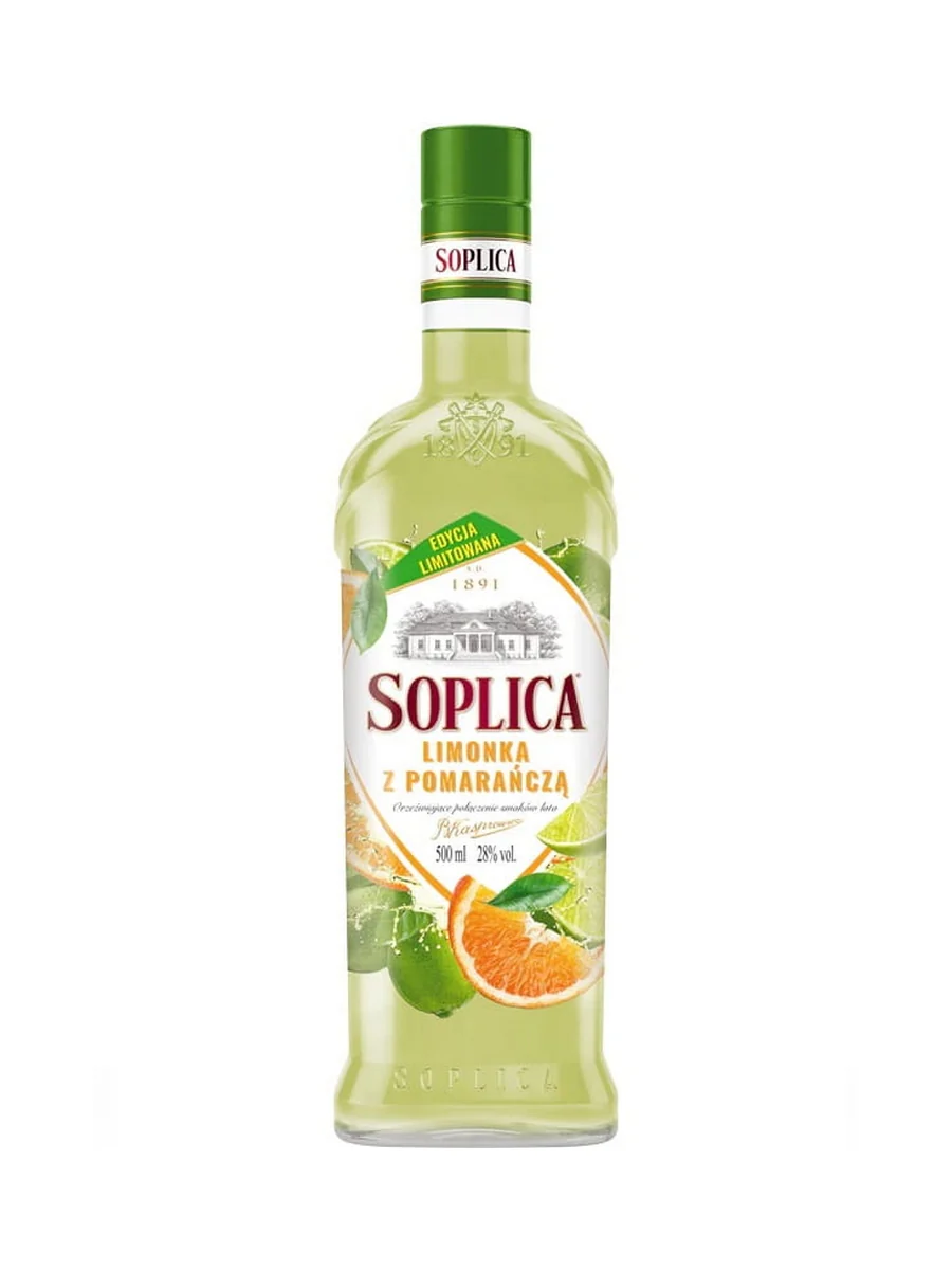 Soplica Lime and Orange Vodka Liqueur (Limonka•Pomarancza) 50cl / 28%
