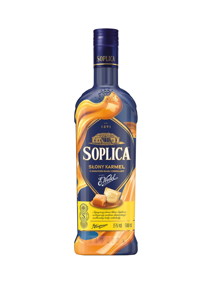 Wedel Soplica Salted Caramel with White Chocolate Liqueur Vodka (Słony Karmel z Dodatkiem Białej Czekolady) 50cl / 15%