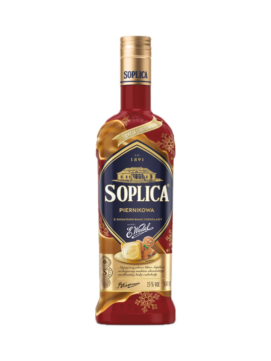 Wedel Soplica Gingerbread with White Chocolate Liqueur Vodka (Piernikowa z Dodatkiem Białej Czekolady) 50cl / 15%