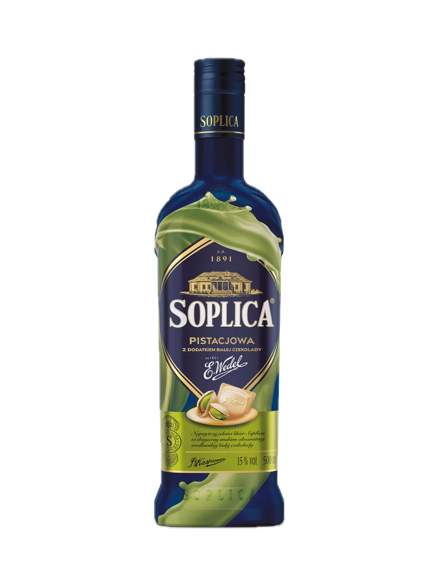 Wedel Soplica Pistachio with White Chocolate Liqueur Vodka (Pistacjowa z Dodatkiem Białej Czekolady) 50cl / 15%